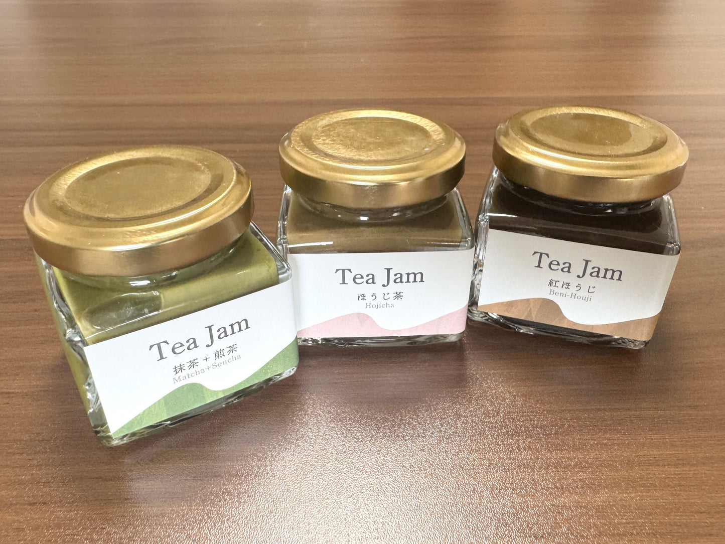 お茶のミルクジャムセット(抹茶・ほうじ茶・紅ほうじ茶) 45g×3